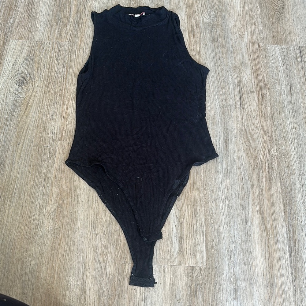 Tank top bodysuit with high neck size large
